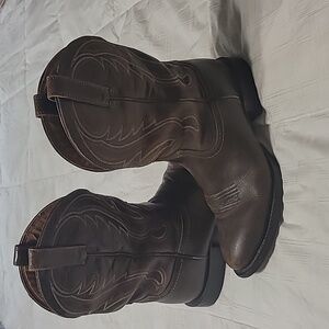 Ariat Mens Western Cowboy Boots Size 9.5 D Brown